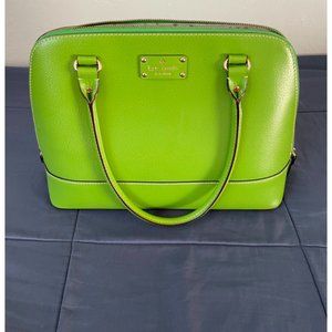 Kate Spade Green Apple Shoulder Leather Purse